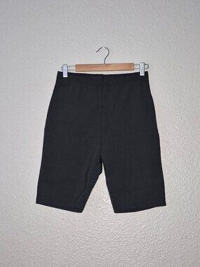 Component Womens Black Thermal Shorts Size: Large